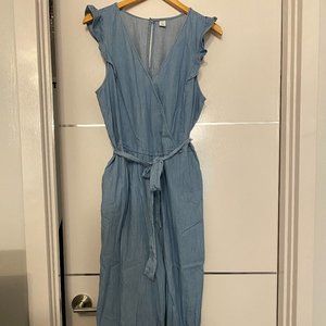 Old Navy Women's Sleeveless Denim Jumpsuit
